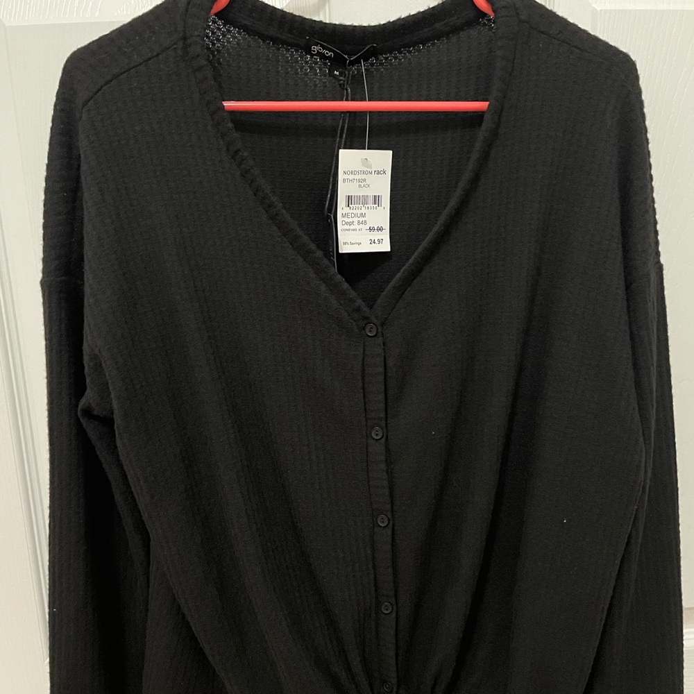 Gibson black button up